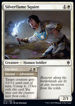 Scudiero della Fiammargento // In Allerta - Throne of Eldraine (Common) [ELD-31]
