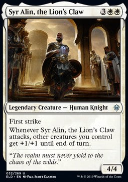 Syr Alin, l'Artiglio del Leone - Throne of Eldraine (Uncommon) [ELD-32]