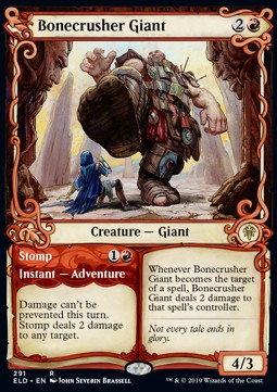 Gigante Sbriciolaossa // Schiacciare - Throne of Eldraine: Extras (Rare) [XELD-291]