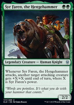 Syr Faren, il Martello del Monolito - Throne of Eldraine (Uncommon) [ELD-177]