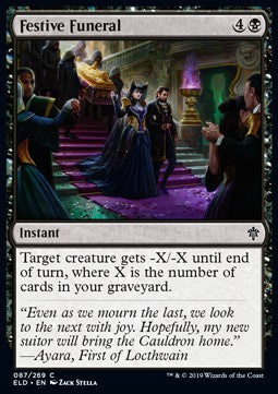 Funerale Festoso - Throne of Eldraine (Common) [ELD-87]