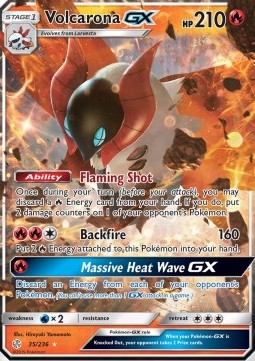 Volcarona GX - Eclissi Cosmica (Ultra Rare) [CEC-35]