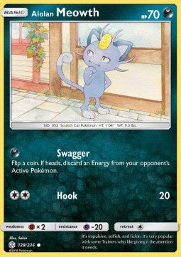Alolan Meowth - Eclissi Cosmica (Common) [CEC-128]