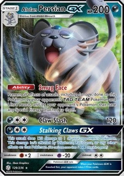 Alolan Persian GX - Eclissi Cosmica (Ultra Rare) [CEC-129]
