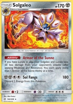 Solgaleo - Eclissi Cosmica (Holo Rare) [CEC-142]