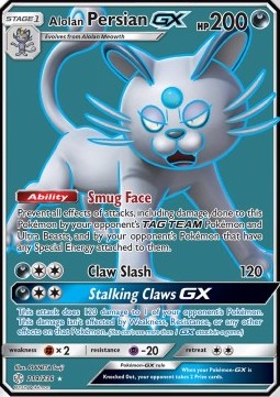 Alolan Persian GX - Eclissi Cosmica (Ultra Rare) [CEC-219]