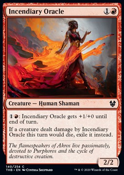 Oracolo Incendiario - Theros Beyond Death (Common) [THB-140]