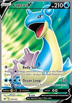 Lapras V - Spada e Scudo (Ultra Rare) [SSH-189]