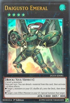 Daigusto Emeral - Duel Overload (Ultra Rare) [DUOV-081]