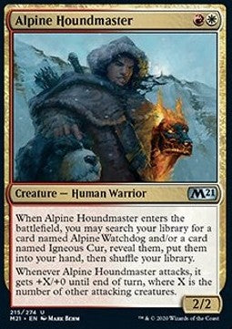 Signore dei Segugi Alpestre - Set Base 2021 (Uncommon) [M21-215]