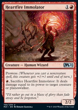 Immolatore di Fuoco del Cuore - Set Base 2021 (Uncommon) [M21-150]