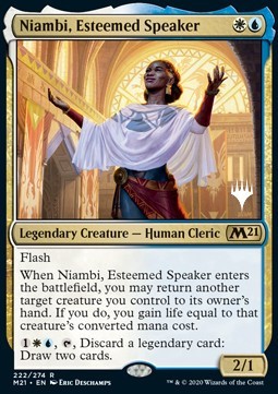 Niambi, Oratrice Rinomata - Set Base 2021: Promos (Rare) [PM21-222]