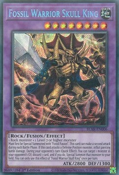 Guerriero Fossile Teschio Re - Battles of Legend: Armageddon (Secret Rare) [BLAR-006]