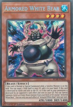 Orso Bianco Corazzato - Battles of Legend: Armageddon (Secret Rare) [BLAR-016]
