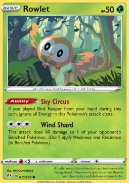 Rowlet - Fiamme Oscure (Common) [DAA-11]