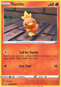 Torchic - Fiamme Oscure (Common) [DAA-22]