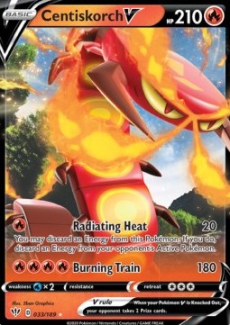 Centiskorch V - Fiamme Oscure (Ultra Rare) [DAA-33]