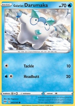 Galarian Darumaka - Fiamme Oscure (Common) [DAA-43]