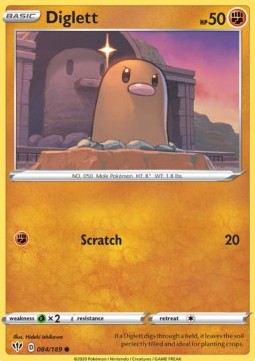 Diglett - Fiamme Oscure (Common) [DAA-84]