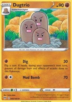 Dugtrio - Fiamme Oscure (Uncommon) [DAA-85]