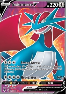 Salamence V - Fiamme Oscure (Ultra Rare) [DAA-185]