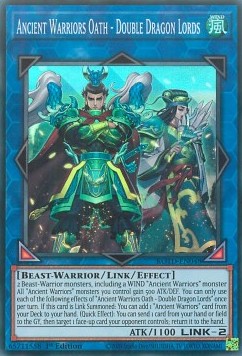 Giuramento Antichi Guerrieri - Signori Doppio Drago - Rise of the Duelist (Super Rare) [ROTD-048]