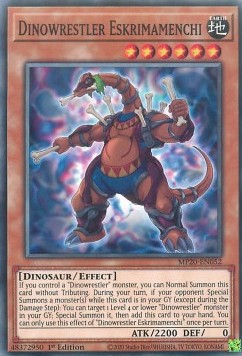 Dinowrestler Escrimamenchi - 2020 Tin of Lost Memories Mega Pack (Common) [MP20-052]