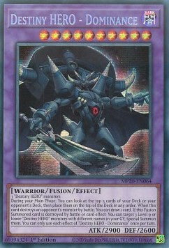 Dominio - EROE del Destino - 2020 Tin of Lost Memories Mega Pack (Secret Rare) [MP20-064]