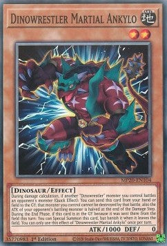 Dinowrestler Ankylo Marziale - 2020 Tin of Lost Memories Mega Pack (Common) [MP20-104]