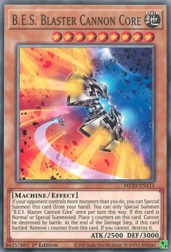 B.E.S. Nucleo Cannone Esplosivo - 2020 Tin of Lost Memories Mega Pack (Common) [MP20-111]