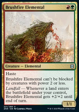 Elementale dell'Incendio Boschivo - Rinascita di Zendikar (Uncommon) [ZNR-221]
