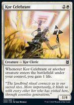 Celebrante Kor - Rinascita di Zendikar (Common) [ZNR-22]
