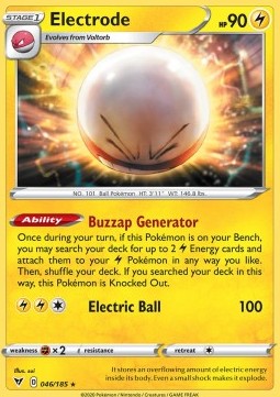 Electrode - Voltaggio Sfolgorante (Holo Rare) [VIV-46]