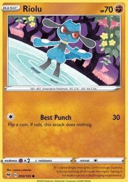 Riolu - Voltaggio Sfolgorante (Common) [VIV-90]