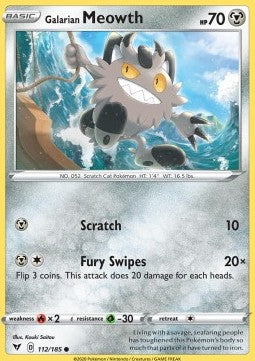 Galarian Meowth - Voltaggio Sfolgorante (Common) [VIV-112]