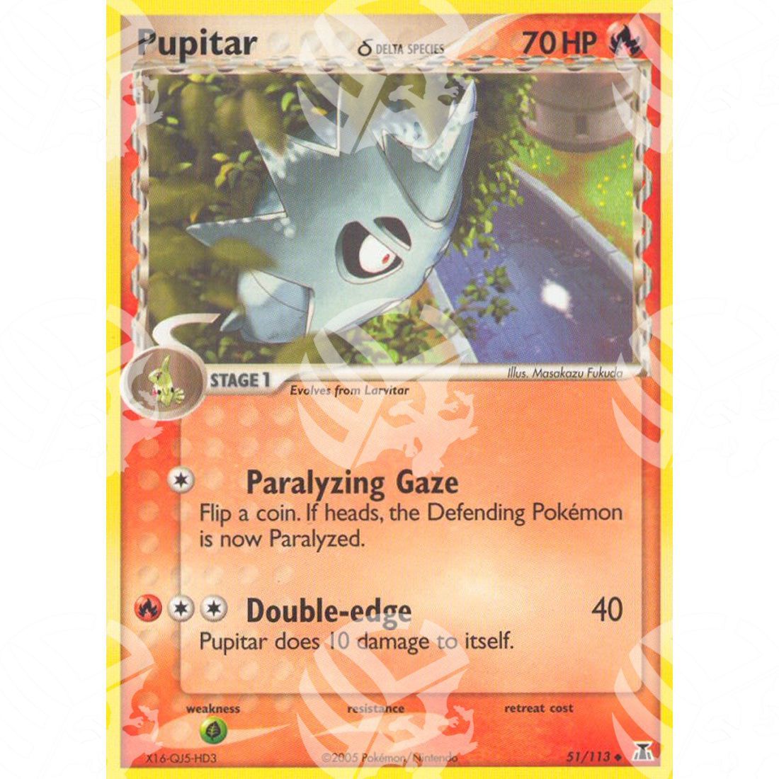 EX Specie Delta - Pupitar δ - 51/113 - Warcard - EX Specie Delta - Pupitar δ - 51/113 i prezzi più bassi sul mercato, solo da www.warcardshop.com! Carte singole, box, buste e mazzi.