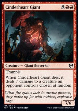 Gigante Cuor di Cenere - Kaldheim (Common) [KHM-126]