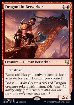 Berserker della Stirpe Draconica - Kaldheim (Rare) [KHM-131]