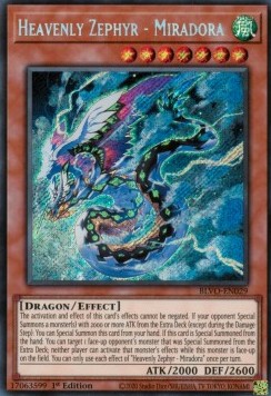 Zefiro Celeste - Miradora - Blazing Vortex (Secret Rare) [BLVO-029]