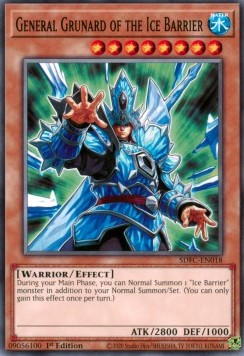 Generale Grunard della Barriera di Ghiaccio - Structure Deck: Freezing Chains (Common) [SDFC-018]
