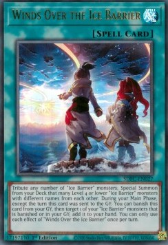Venti Sulla Barriera di Ghiaccio - Structure Deck: Freezing Chains (Ultra Rare) [SDFC-027]