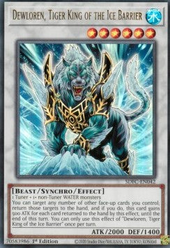 Dewloren, Re Tigre della Barriera di Ghiaccio - Structure Deck: Freezing Chains (Ultra Rare) [SDFC-042]