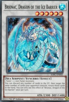 Brionac, Drago della Barriera di Ghiaccio - Structure Deck: Freezing Chains (Super Rare) [SDFC-043]