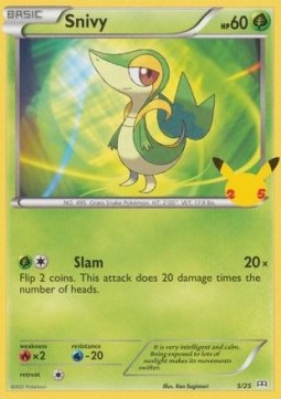 Snivy - McDonald's Collection 25th Anniversary (Promo) [MCD25-5]