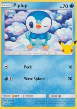 Piplup - McDonald's Collection 25th Anniversary (Promo) [MCD25-20]