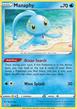 Manaphy - Destino Splendente (Rare) [SHF-24]