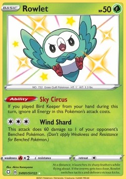 Rowlet - Destino Splendente (Secret Rare) [SHF-SV1]