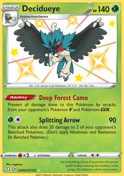 Decidueye - Destino Splendente (Secret Rare) [SHF-SV3]