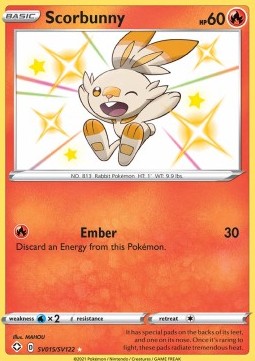 Scorbunny - Destino Splendente (Secret Rare) [SHF-SV15]