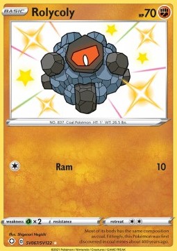 Rolycoly - Destino Splendente (Secret Rare) [SHF-SV67]